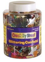 Glittering Confetti Jar 8 oz