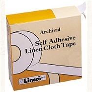 Lineco Self-Adhesive Linen Tape - Black - 1.25 x 150
