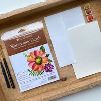 WaterColor Cards & Envelopes