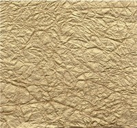 Metallic Gold Wrinkled