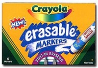 Crayola Erasable Markers 6 ct.