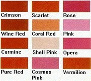 Acryla Gouache Reds 20 ml
