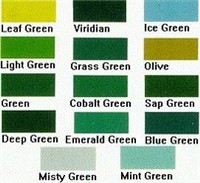 Acryla Gouache Greens 20 ml