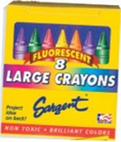 Sargent Flourescent Crayons
