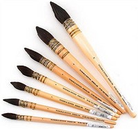 W&N 250  Squirrel Brushes