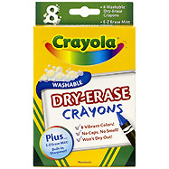 Crayola Dry-Erase Crayons 8 ct