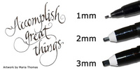 Pigma Calligraphy Pens