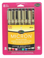 Pigma Micron .05  8-color set