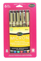 Pigma Micron .01  6-color set