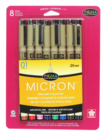 Pigma Micron .01  8-color set