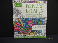 Folk Art Escapes(80 pages)
