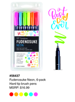Fudenosuke Neon Brush Pens