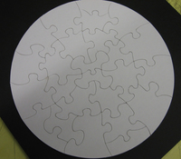 Bare 12" Round Puzzle