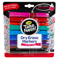 Crayola Take Note! Broad Line Dry-Erase Markers