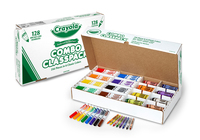 256 Ct Combo Broad Line Markers and Reguar Crayons