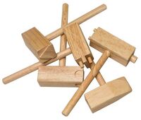 Wooden Hammer Set
