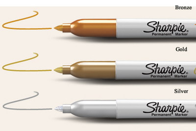 Metallic Sharpies, Permanent Markers, Drawing