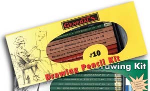 General's #10 Drawing Pencil Kit