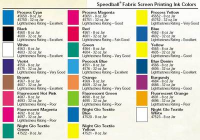 Speedball Acrylic Screen Printing Ink - Yellow - 32oz