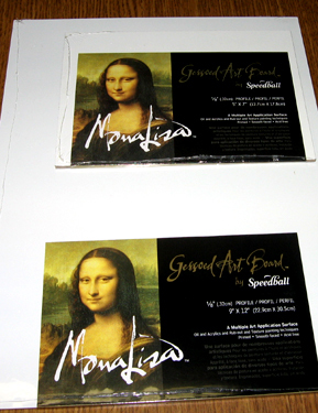 Speedball Mona Lisa Art Gesso Board 4-Inch-by-4-Inch White