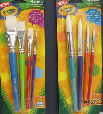 Crayola Big Paint Brushes, Watercolor Paints