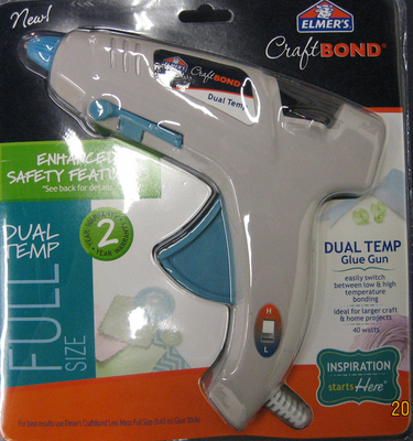 Elmer's Dual Temp Glue Gun Craft Bond Full Size Dual Temp Glue Gun