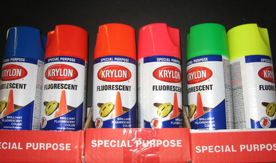 Krylon 11 oz. Fluorescent Spray Paint, Green